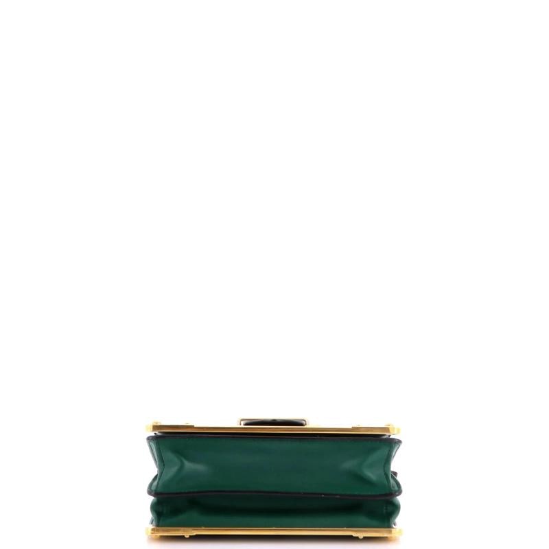 Prada Cahier Crossbody Bag Leather and Saffiano Leather Small - 4
