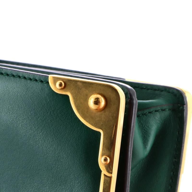 Prada Cahier Crossbody Bag Leather and Saffiano Leather Small - 7