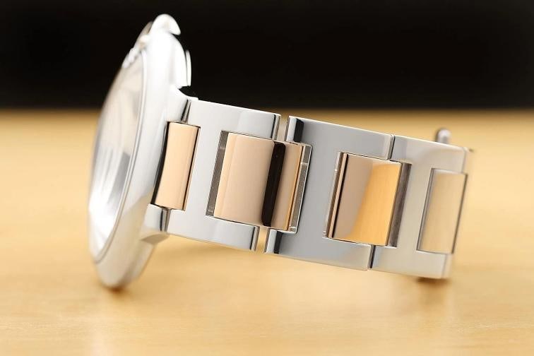 CARTIER BALLON BLEU 42MM W6920095 ROMAN 18K ROSE GOLD STAINLESS STEEL WATCH - 5