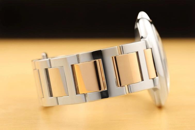 CARTIER BALLON BLEU 42MM W6920095 ROMAN 18K ROSE GOLD STAINLESS STEEL WATCH - 8