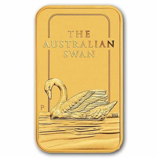 1 oz Gold Bar - Perth Mint Swan (In Assay) - 3