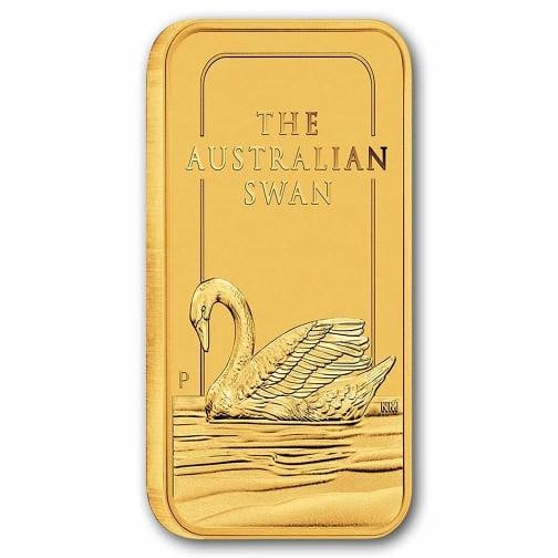 1 oz Gold Bar - Perth Mint Swan (In Assay) - 5