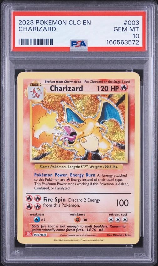 POKEMON CLC-TRADING CARD GAME CLASSIC CHARIZARD & HO-OH EX DECK CHARIZARD PSA 10: Condition: Graded - PSA 10: Professionally graded,Graded: Yes,Set: 2023 POKEMON CLC-TRADING CARD GAME CLASSIC CHAR...,Game: PokÃƒÂ©mon TCG,Character: CHARIZARD,Card Name: