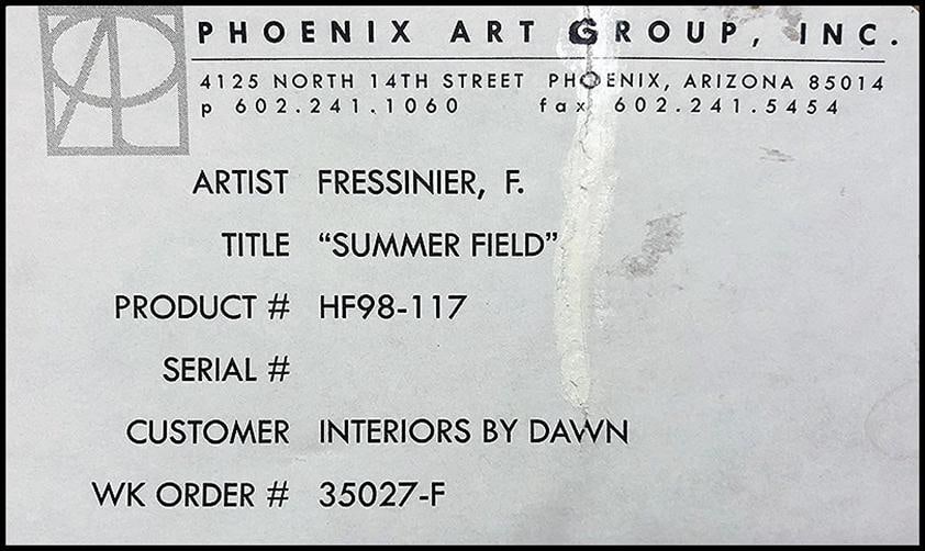 Francois Fressinier Signed Original Oil Painting On Canvas Framed - 7