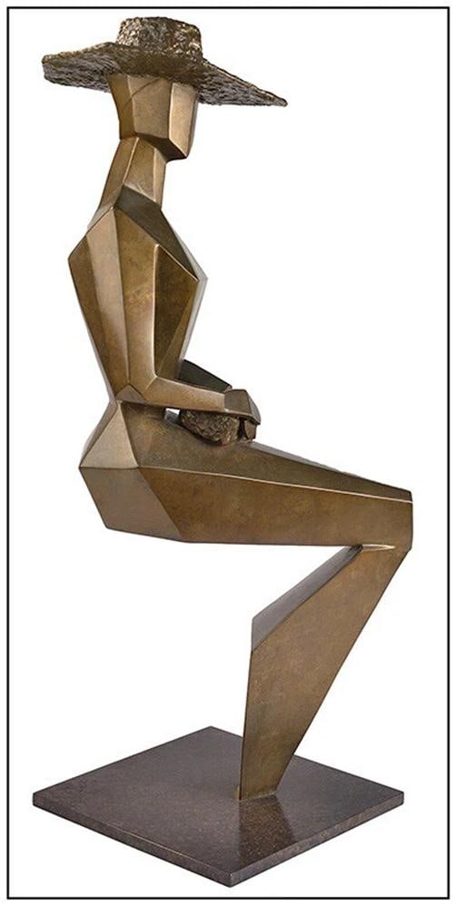 JEANNINE YOUNG Signed Bronxe Sculpture~ Edition Of /25~(30" 12" x10") - 2