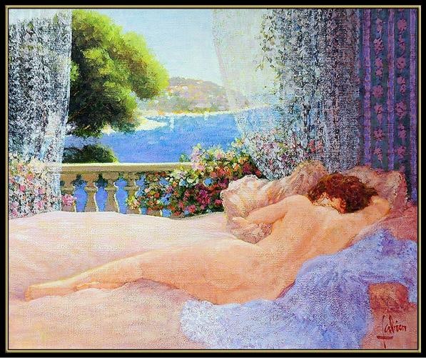 LOUIS FABIEN Signed Original Oil Painting On Canvas - 2