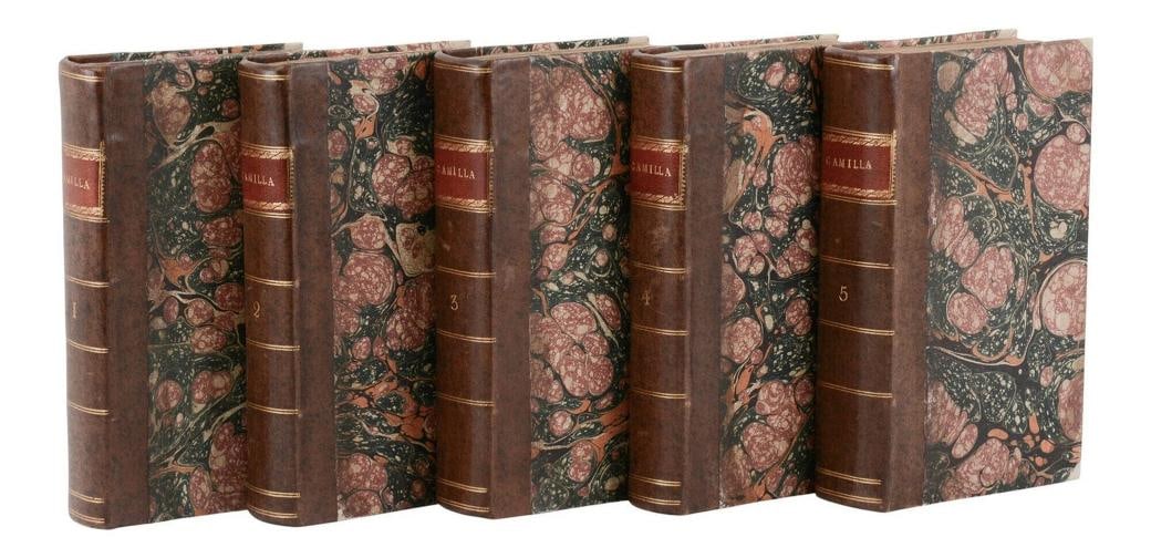 Camilla ~ by FRANCES BURNEY ~ First Edition ~ 1st Printing 1796 - 2