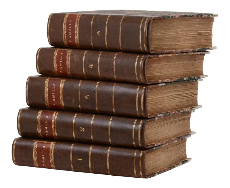 Camilla ~ by FRANCES BURNEY ~ First Edition ~ 1st Printing 1796 - 4