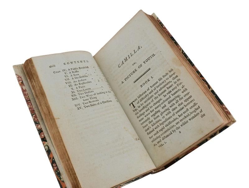 Camilla ~ by FRANCES BURNEY ~ First Edition ~ 1st Printing 1796 - 8