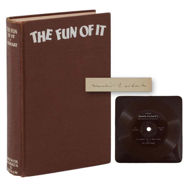 The Fun of It ~ by AMELIA EARHART ~ Signed First Edition ~ 1st Printing 1932 (1 of 10)