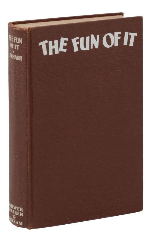 The Fun of It ~ by AMELIA EARHART ~ Signed First Edition ~ 1st Printing 1932 - 2