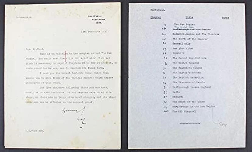Winston Churchill Signed Letter Dated 12/14/1937 (Beckett LOA) - 7