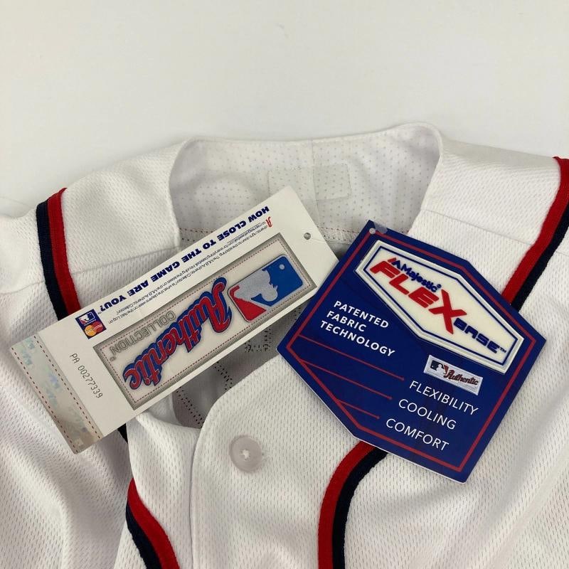 Max Scherzer Signed Authentic Majestic Washington Nationals Jersey JSA COA - 11