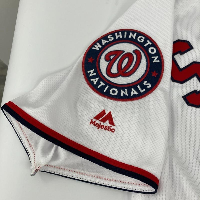 Max Scherzer Signed Authentic Majestic Washington Nationals Jersey JSA COA - 6