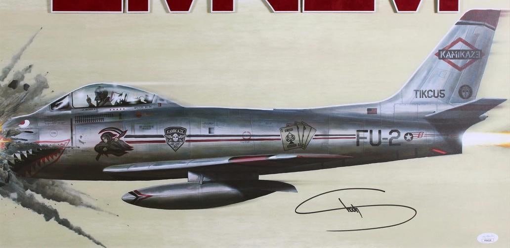 Eminem Slim Shady Signed & Framed 12x24 Kamikaze Lithograph JSA - 2