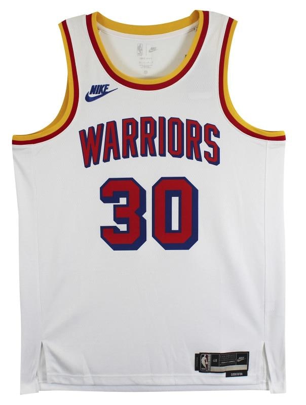 Stephen Curry Signed Warriors White Nike 2024 Classic Ed. Swingman Jersey (Beckett) - 4