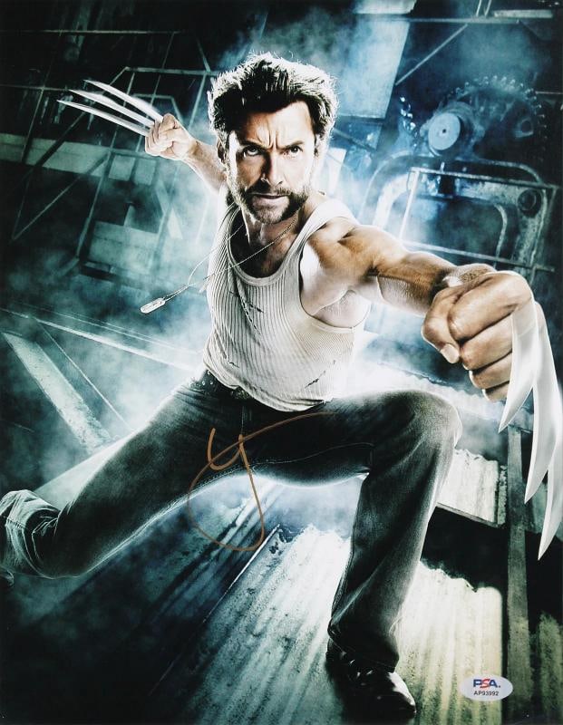 Hugh Jackman Wolverine Authentic Signed 11x14 Framed Photo (PSA) - 2
