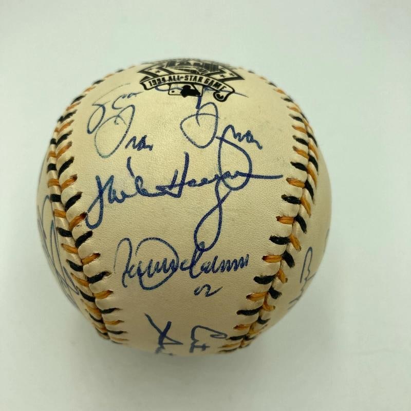 1994 All Star Game Team Signed Baseball With 26 Signatures Including Kirby Puckett & Cal Ripken Jr. - 3