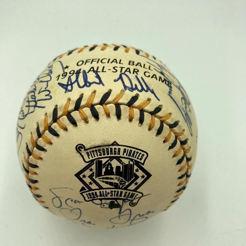 1994 All Star Game Team Signed Baseball With 26 Signatures Including Kirby Puckett & Cal Ripken Jr. - 5