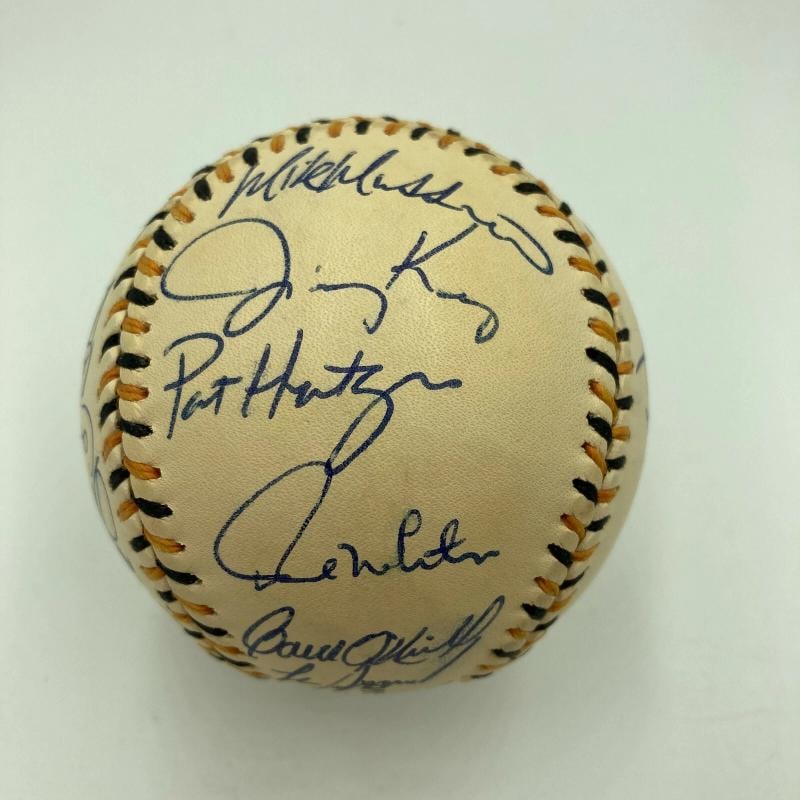 1994 All Star Game Team Signed Baseball With 26 Signatures Including Kirby Puckett & Cal Ripken Jr. - 8