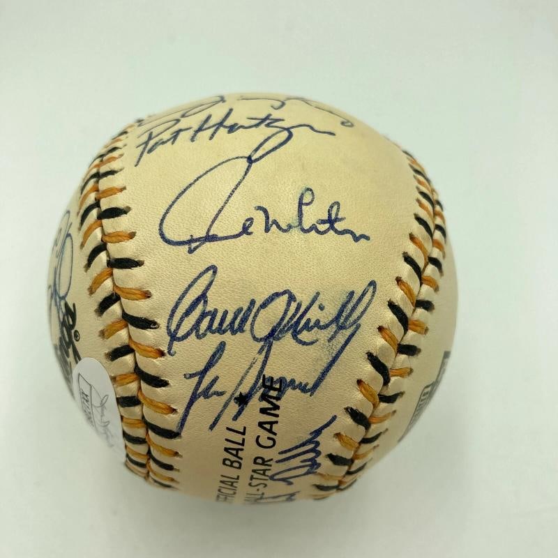 1994 All Star Game Team Signed Baseball With 26 Signatures Including Kirby Puckett & Cal Ripken Jr. - 9