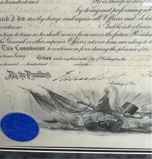 Theodore Roosevelt Autographed Framed Document 26th U.S. President (Beckett LOA) - 3