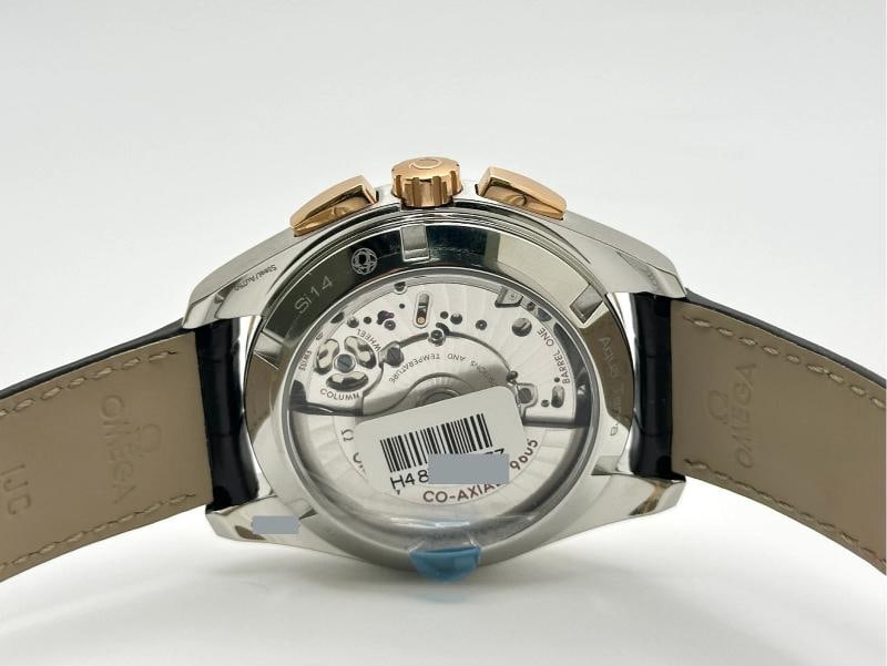 Omega Seamaster Aqua Terra GMT 231.23.43.52.06.001 43mm 18k Gold Steel Box Paper - 8