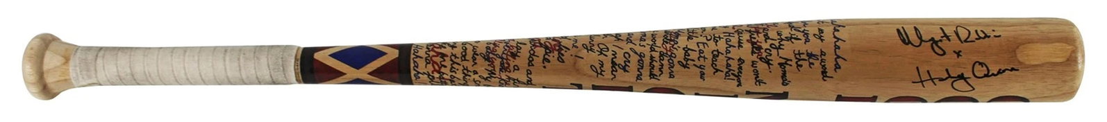 Margot Robbie Suicide Squad "Harley Quinn" Signed Blonde Prop Baseball Bat BAS - 2