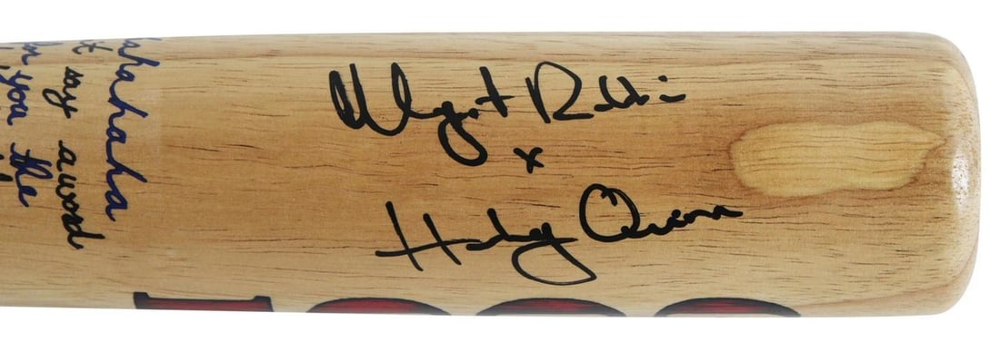 Margot Robbie Suicide Squad "Harley Quinn" Signed Blonde Prop Baseball Bat BAS - 4