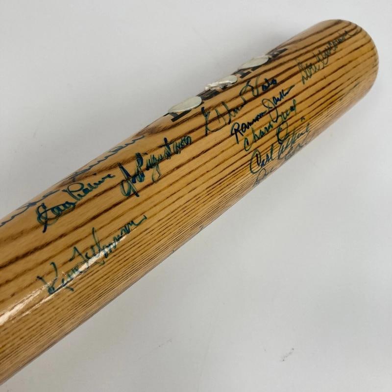 1957 Brooklyn Dodgers Team Signed Bat Sandy Koufax Roy Campanella JSA COA - 6