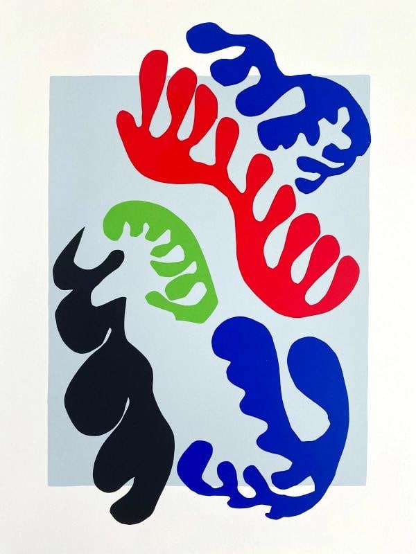 HENRI MATISSE RARE VTG 1991 MODERNIST FINE ART SERIGRAPH PRINT " LE LAGON " 1947: Condition: Used,Size: Small (up to 12in.),Artist: Henri Matisse,Style: Modernism,Material: Serigraph & Silkscreen,Type: Print,Features: RARE OUT OF PRINT,Subject: Famous Paintings/Painters,Listed By: 
