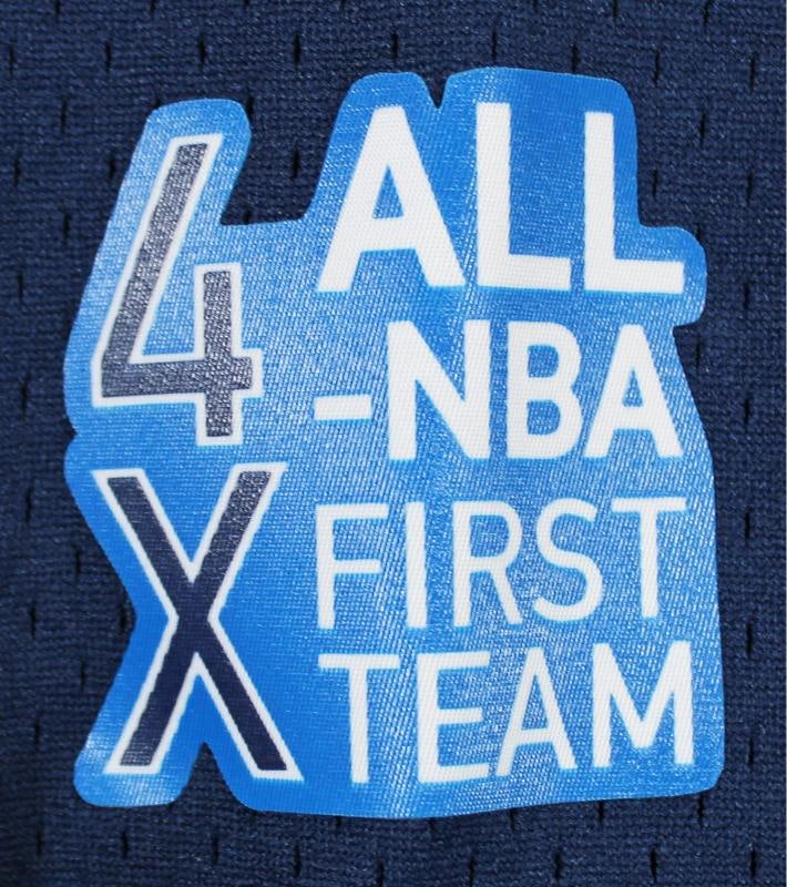 Dirk Nowitzki Signed Mavs Blue M&N HOF Class of 2023 TB HWC Swingman Jersey Beckett - 5