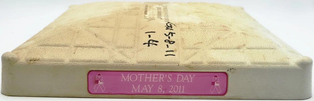 Ichiro Suzuki Signed Game Used MLB Mothers Day 2nd Base Inscribed "GU 5-8-11" & "1-4" Beckett Wit... - 6