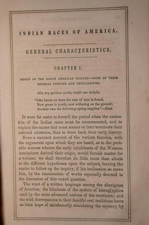 Charles De Wolf Brownell / The Indian Races of North & South America 1857 - 8