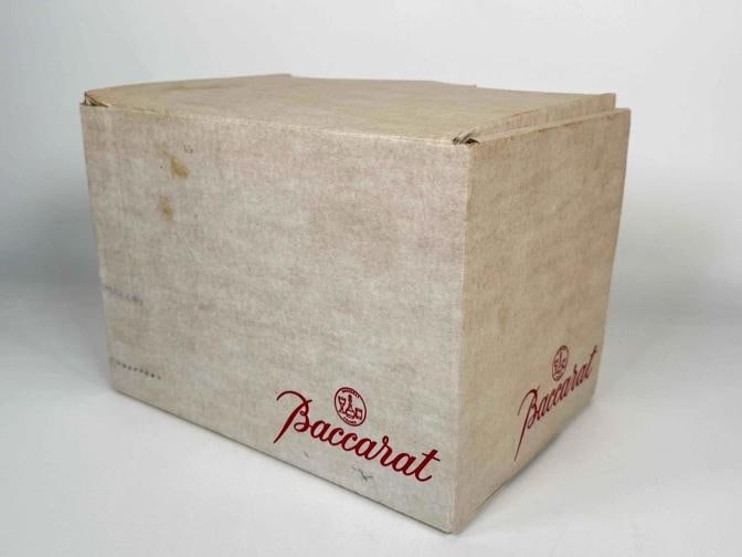 NOS NEW! Baccarat French Cut Crystal Nancy Champagne Flute Set of 6 In Box 1980s - 9