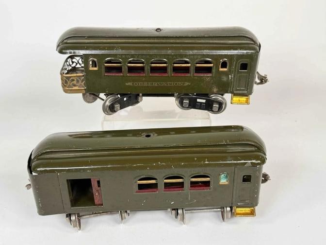 Antique Lionel Pre War O Gauge Lot 4 Trains Cars Power Station City Station +Box - 10