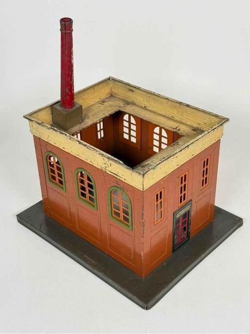 Antique Lionel Pre War O Gauge Lot 4 Trains Cars Power Station City Station +Box - 13