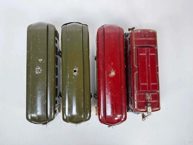 Antique Lionel Pre War O Gauge Lot 4 Trains Cars Power Station City Station +Box - 3