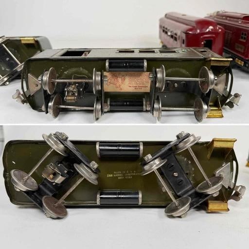Antique Lionel Pre War O Gauge Lot 4 Trains Cars Power Station City Station +Box - 6