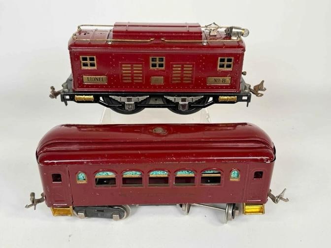 Antique Lionel Pre War O Gauge Lot 4 Trains Cars Power Station City Station +Box - 7