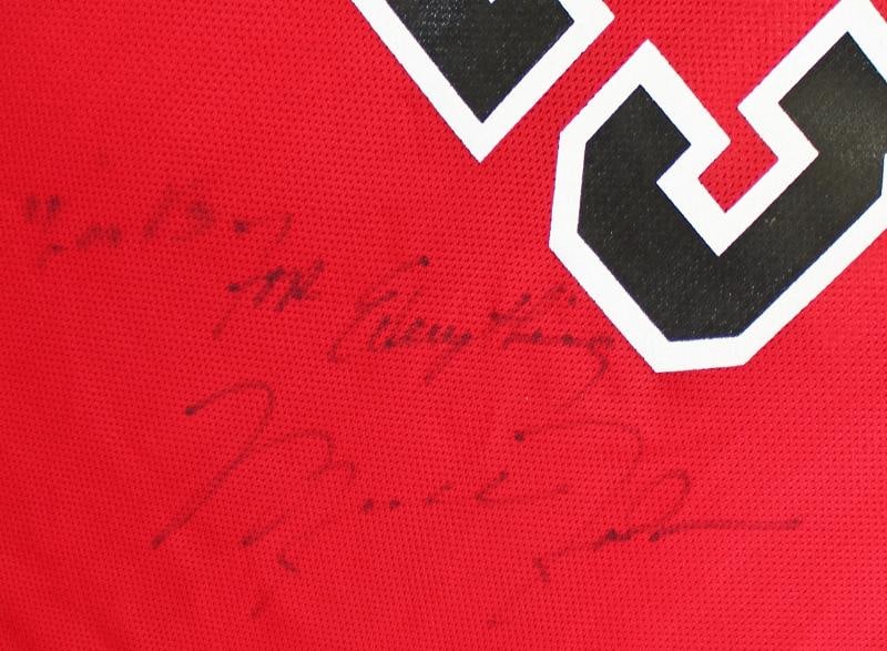 Michael Jordan Signed Chicago Bulls Jersey Inscribed "Thanks For Everything" (Beckett LOA) - 3
