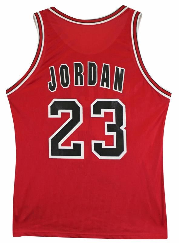 Michael Jordan Signed Chicago Bulls Jersey Inscribed "Thanks For Everything" (Beckett LOA) - 4