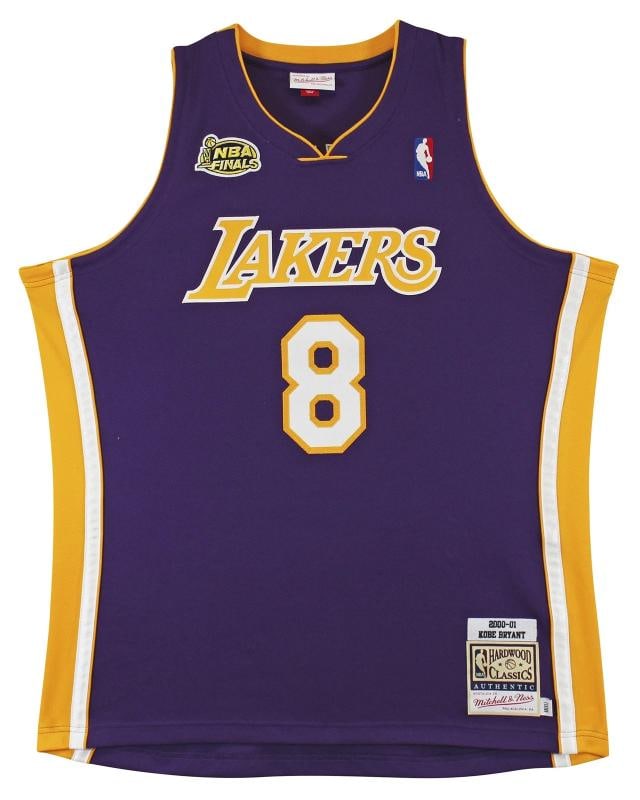 Kobe Bryant Signed Los Angeles Lakes M&N 2000-01 HWC Authentic Jersey (PSA) - 4