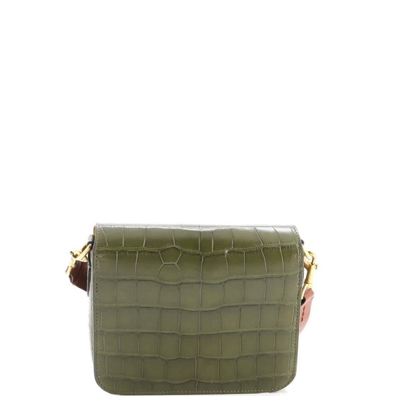 Burberry Bridle Square Satchel Alligator Medium - 3