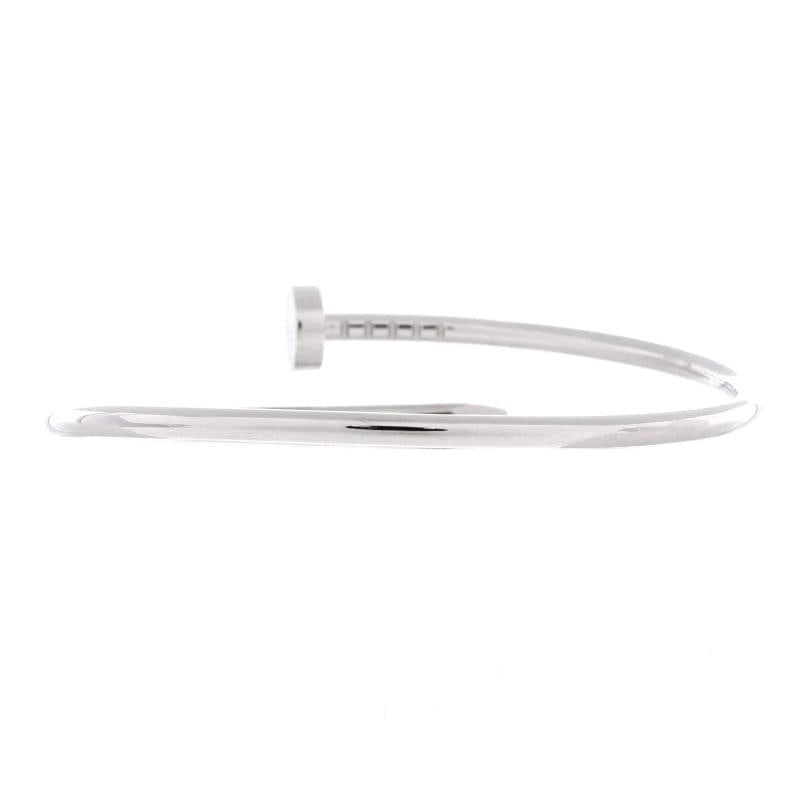 Cartier Juste un Clou Bracelet 18K White Gold Small - 3