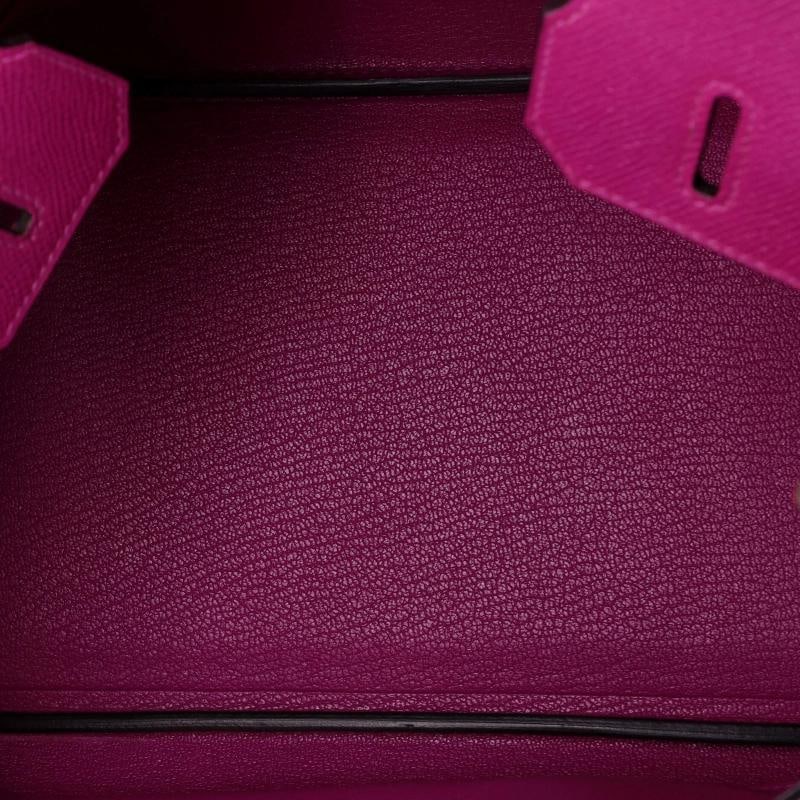 Hermes Birkin Handbag Pink Epsom with Palladium Hardware 30 - 6