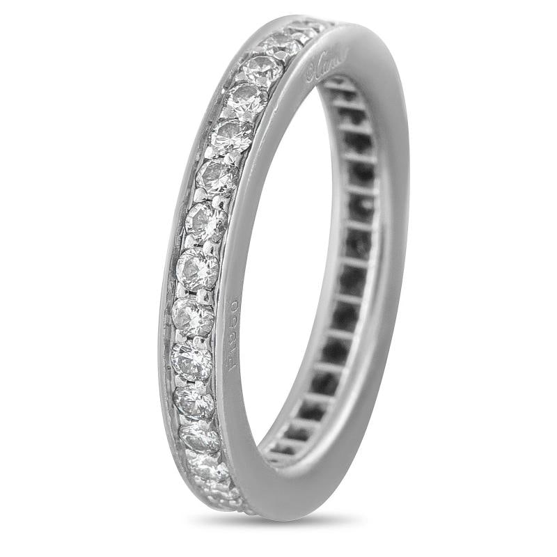 Cartier Platinum 0.66ct Diamond Eternity Band Ring - 2