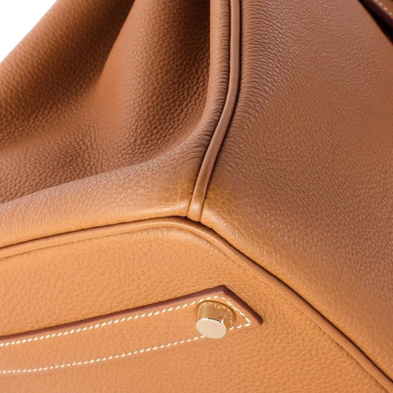 Hermes Birkin Handbag Brown Togo with Gold Hardware 35 - 8