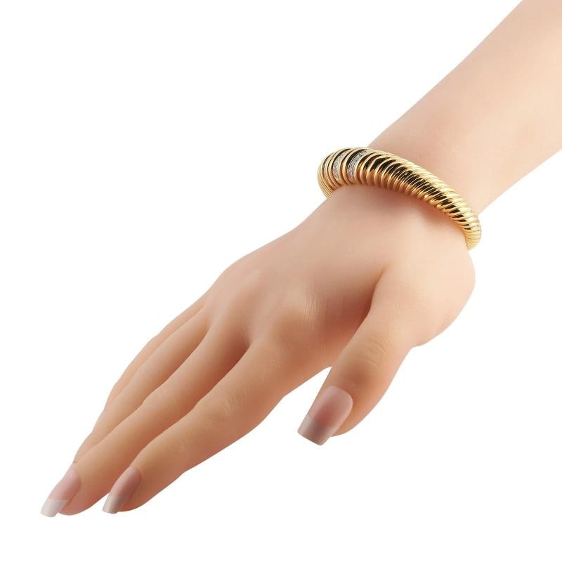 Tiffany & Co. Vintage 18K Yellow Gold 1.0ct Diamond Bracelet - 2