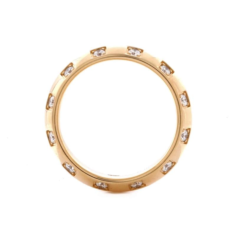Louis Vuitton Le Damier de Louis Vuitton Ring 18K Yellow Gold with Diamonds - 3